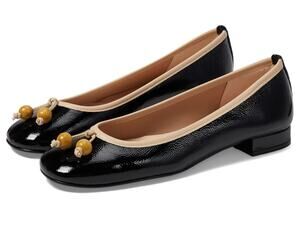 FRENCH SOLE RUMBA - FLATS FOR WOMEN - STACKED HEEL BLACK 6 M